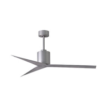 Load image into Gallery viewer, Eliza Outdoor Ceiling Fan in Brushed Nickel/Barnwood.