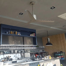 Load image into Gallery viewer, Eliza Outdoor Ceiling Fan in kitchen.