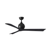 Load image into Gallery viewer, Irene Ceiling Fan in Matte Black/Matte Black (3-Blade/60-Inch).