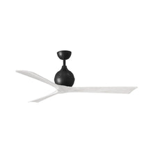 Load image into Gallery viewer, Irene Ceiling Fan in Matte Black/Matte White (3-Blade/60-Inch).