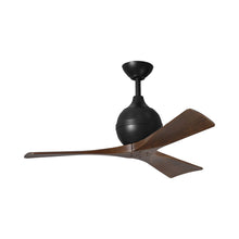 Load image into Gallery viewer, Irene Ceiling Fan in Matte Black/Walnut (3-Blade/42-Inch).
