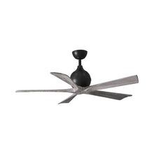 Load image into Gallery viewer, Irene Ceiling Fan in Matte Black/Barn Wood (5-Blade/52-Inch).