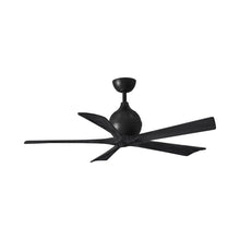 Load image into Gallery viewer, Irene Ceiling Fan in Matte Black/Matte Black (5-Blade/52-Inch).