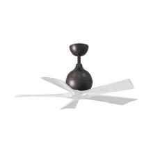 Load image into Gallery viewer, Irene Ceiling Fan in Textured Bronze/Matte White (5-Blade/42-Inch).