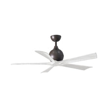 Load image into Gallery viewer, Irene Ceiling Fan in Textured Bronze/Matte White (5-Blade/52-Inch).