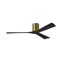 Load image into Gallery viewer, Irene IR3H Indoor / Outdoor Ceiling Fan in Brushed Brass/Matte Black (60-Inch).