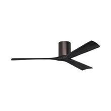 Load image into Gallery viewer, Irene IR3H Indoor / Outdoor Ceiling Fan in Brushed Bronze/Matte Black (60-Inch).