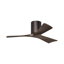 Load image into Gallery viewer, Irene IR3H Indoor / Outdoor Ceiling Fan in Brushed Bronze/Walnut (42-Inch).