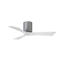 Load image into Gallery viewer, Irene IR3H Indoor / Outdoor Ceiling Fan in Brushed Nickel/Matte White (42-Inch).