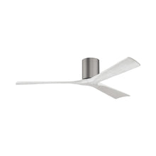 Load image into Gallery viewer, Irene IR3H Indoor / Outdoor Ceiling Fan in Brushed Pewter/Matte White (60-Inch).