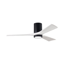 Load image into Gallery viewer, Irene IR3HLK LED Flush Mount Ceiling Fan in Matte Black/Matte White (52-Inch).