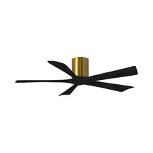 Load image into Gallery viewer, Irene IR5H Indoor / Outdoor Ceiling Fan in Brushed Brass/Matte Black (52-Inch).