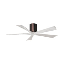 Load image into Gallery viewer, Irene IR5H Indoor / Outdoor Ceiling Fan in Brushed Bronze/Matte White (52-Inch).