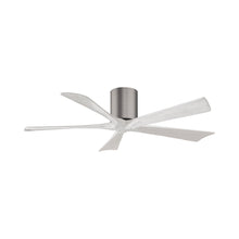 Load image into Gallery viewer, Irene IR5H Indoor / Outdoor Ceiling Fan in Brushed Pewter/Matte White (52-Inch).