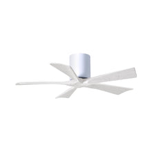 Load image into Gallery viewer, Irene IR5H Flush Mount Ceiling Fan in Gloss White/Matte White (42-Inch).