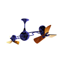 Load image into Gallery viewer, Italo Ventania Ceiling Fan in Safira/Wood.