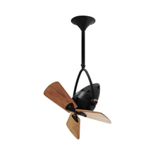 Load image into Gallery viewer, Jarold Direcional Ceiling Fan in Matte Black/Wood.