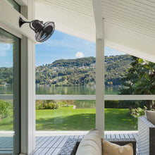 Load image into Gallery viewer, Kaye Wall Fan in Detail in Outside Area.