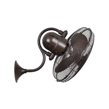 Load image into Gallery viewer, Laura Wall Fan in Textured Bronze.