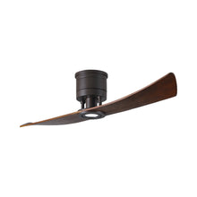 Load image into Gallery viewer, Lindsay LED Ceiling Fan in Textured Bronze/Walnut.