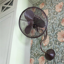 Load image into Gallery viewer, Melody Wall Fan in Detail.