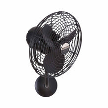Load image into Gallery viewer, Michelle Parede Wall Fan in Matte Black.