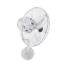 Load image into Gallery viewer, Michelle Parede Wall Fan in Polished Chrome.