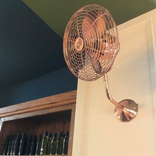 Load image into Gallery viewer, Michelle Parede Wall Fan in exhibition.