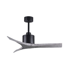 Load image into Gallery viewer, Mollywood Indoor / Outdoor Ceiling Fan in Matte Black/Barnwood (42-Inch).