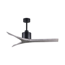 Load image into Gallery viewer, Mollywood Indoor / Outdoor Ceiling Fan in Matte Black/Barnwood (52-Inch).