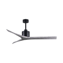 Load image into Gallery viewer, Mollywood Indoor / Outdoor Ceiling Fan in Matte Black/Barnwood (60-Inch).