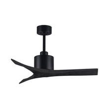 Load image into Gallery viewer, Mollywood Indoor / Outdoor Ceiling Fan in Matte Black/Matte Black (42-Inch).