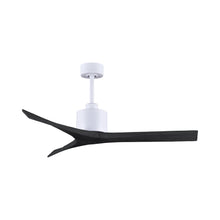 Load image into Gallery viewer, Mollywood Indoor / Outdoor Ceiling Fan in Matte White/Matte Black (52-Inch).