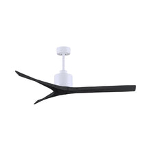 Load image into Gallery viewer, Mollywood Indoor / Outdoor Ceiling Fan in Matte White/Matte Black (60-Inch).