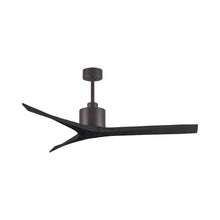 Load image into Gallery viewer, Mollywood Indoor / Outdoor Ceiling Fan in Textured Bronze/Matte Black (60-Inch).
