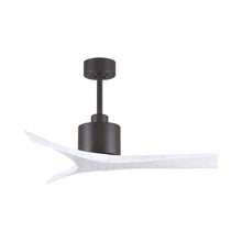 Load image into Gallery viewer, Mollywood Indoor / Outdoor Ceiling Fan in Textured Bronze/Matte White (42-Inch).