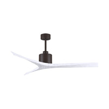 Load image into Gallery viewer, Mollywood Indoor / Outdoor Ceiling Fan in Textured Bronze/Matte White (60-Inch).