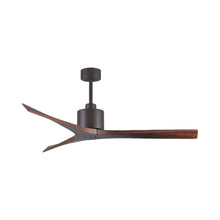 Load image into Gallery viewer, Mollywood Indoor / Outdoor Ceiling Fan in Textured Bronze/Walnut (60-Inch).