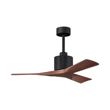 Load image into Gallery viewer, Nan Ceiling Fan in Matte Black/Walnut (42-Inch ).