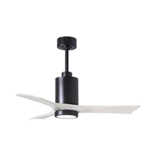 Load image into Gallery viewer, Patricia 3 Indoor / Outdoor LED Ceiling Fan in Matte Black/Matte White (42-Inch).