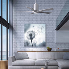 Load image into Gallery viewer, Patricia 5 Indoor / Outdoor LED Ceiling Fan in living room.