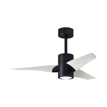Load image into Gallery viewer, Super Janet LED Ceiling Fan in Matte Black/Matte White (42-Inch).