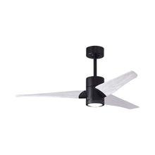 Load image into Gallery viewer, Super Janet LED Ceiling Fan in Matte Black/Matte White (52-Inch).