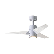 Load image into Gallery viewer, Super Janet LED Ceiling Fan in White/Matte White (42-Inch).