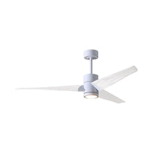 Load image into Gallery viewer, Super Janet LED Ceiling Fan in White/Matte White (52-Inch).