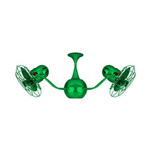 Load image into Gallery viewer, Vent-Bettina Ceiling Fan in Green/Metal.