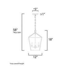 Load image into Gallery viewer, Abode Chandelier - line drawing.