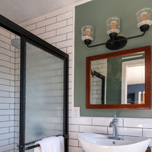 Load image into Gallery viewer, Acadia Bath Vanity Light in bathroom.
