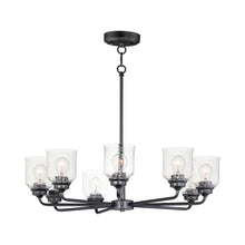 Load image into Gallery viewer, Acadia Chandelier in Black (8-Light).