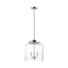 Load image into Gallery viewer, Acadia Pendant Light in Satin Nickel (3-Light).